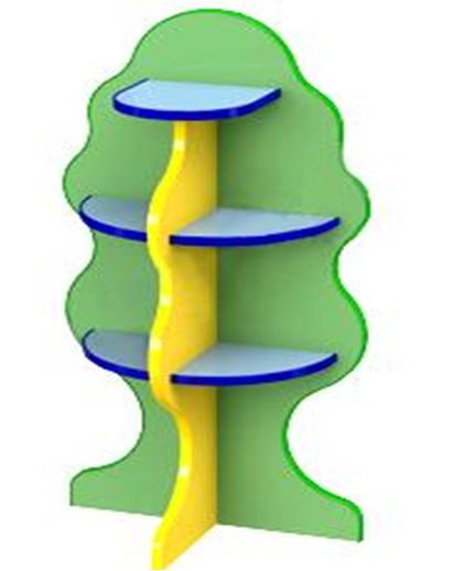 Стойка для игрушек "Деревце" Лид-М-209 - фото 1315372