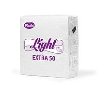 Салфетки бумаж "Plushe light extra 50 белая (40 л) ТБ790 - фото 552376