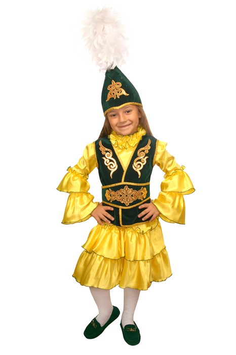 Карнавальный костюм детский "Казахская девочка" - фото 591233