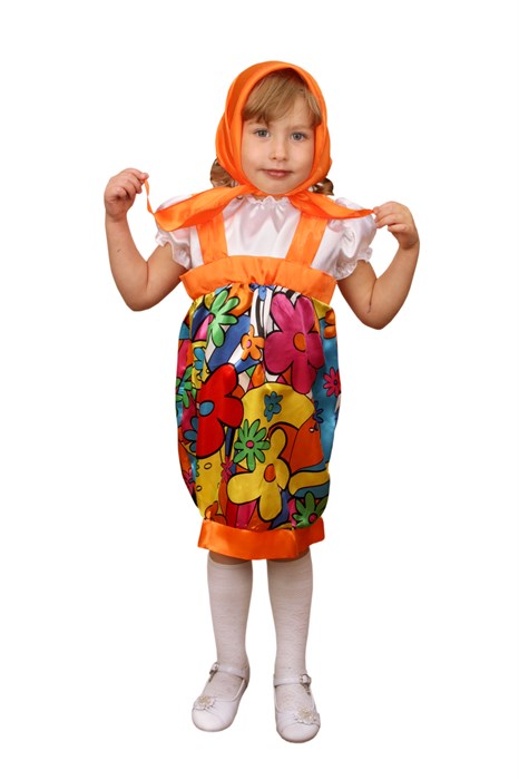 Карнавальный костюм детский "Матрешка" - фото 591270