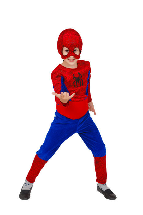 Карнавальный костюм детский "Паук красный" - фото 591302