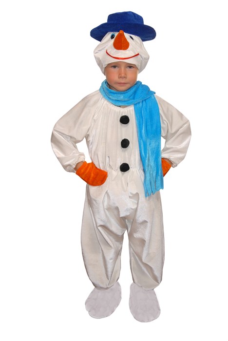 Карнавальный костюм детский "Снеговик-2" - фото 591332