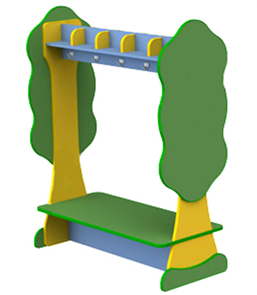 Вешалка для одежды "Березка" Лид-М-409