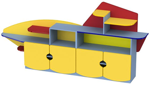 Стенка детская "Катер" Лид-М-461