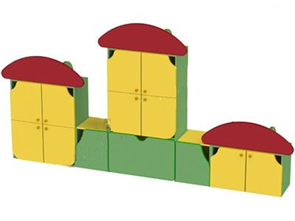 Стенка детская «Грибная полянка» Лид-М-583