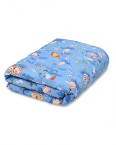 Одеяло детское синтепон 110х140 в бязи пл 200