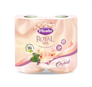 Туалетная бумага Плюш Royal Spa Орхидея 4 шт 2-х сл . ароматизированная 11366 ТБ745