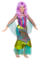 Карнавальный костюм детский "Русалочка Морская" (с париком) - фото 591462